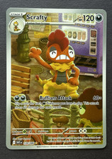 Pokémon Scrafty 139/086 Sv White Flare Illustration Rare Holo Stage 1 HP120 EN
