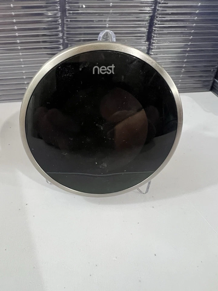 Nest 1st Generation Learning Silver Programmable Thermostat - Image 3 of 4
