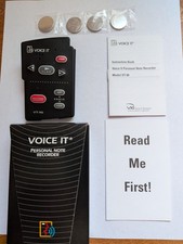Vintage VOICE IT Personal Note Voice Recorder...