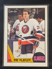 1987-88 O-PEE-CHEE HOCKEY #136 PATRICK FLATLEY NEW YORK ISLANDERS