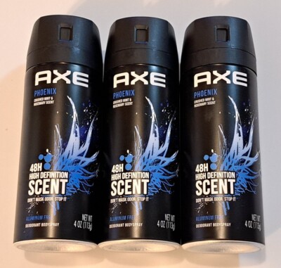 Axe Phoenix Antiperspirant Deodorant Spray Crushed Mint Rosemary