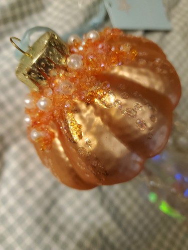 Adorno de Navidad de medusas con joyas raras de vidrio soplado de San Nicolás ~ Nuevo con etiquetas - Imagen 2 de 5