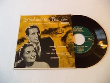LES PAUL & MARY FORD "Whither Thou Goest"  50'S EP CAPITOL EAP 1-559