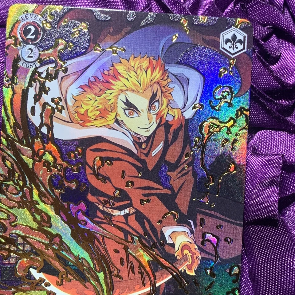 Kyojuro Rengoku DEMON SLAYER Eternal ANIME ACG Waifu Girl Goddess Card - Image 2 of 4