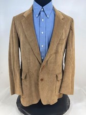 Sport Classic VTG Levis Sport Coat 42R Brown Corduroy Sport Coat Elbow Patch USA