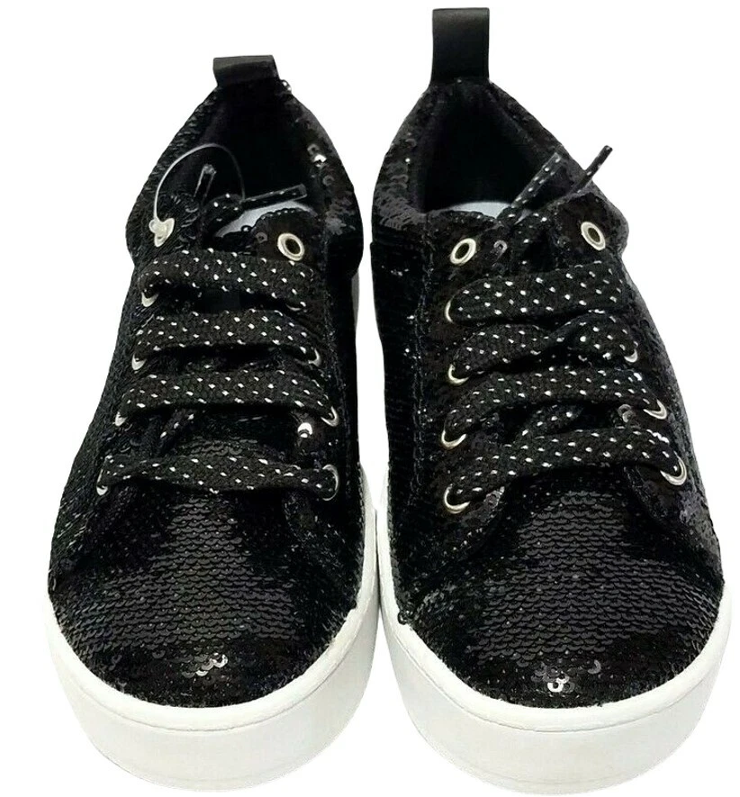 Kid Express Girls Mikayla Black Metallic 30 Lace Shoes (US 12.5 M Little Kid)NiB - Image 2 of 4