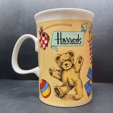 Vintage Harrods Knightsbridge Teddies at Beach Bone China Mug Made in England
