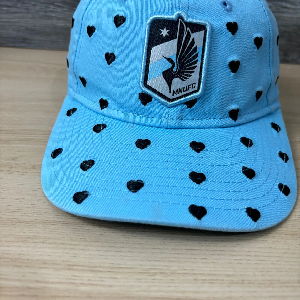 Minnesota United FC Gorra Correa Juvenil Espalda Azul Fútbol Lobos MLS Adidas Foto 2 de 4