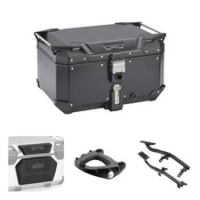 Set Bauletto GIVI Outback Evo Smart Black for BMW R 1250 GS Kids DIY ABS