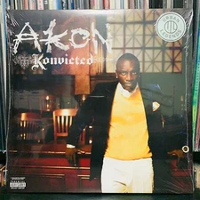 Akon - Konvicted Vinyl LP New Sealed Record Black Vinyl 2xLP