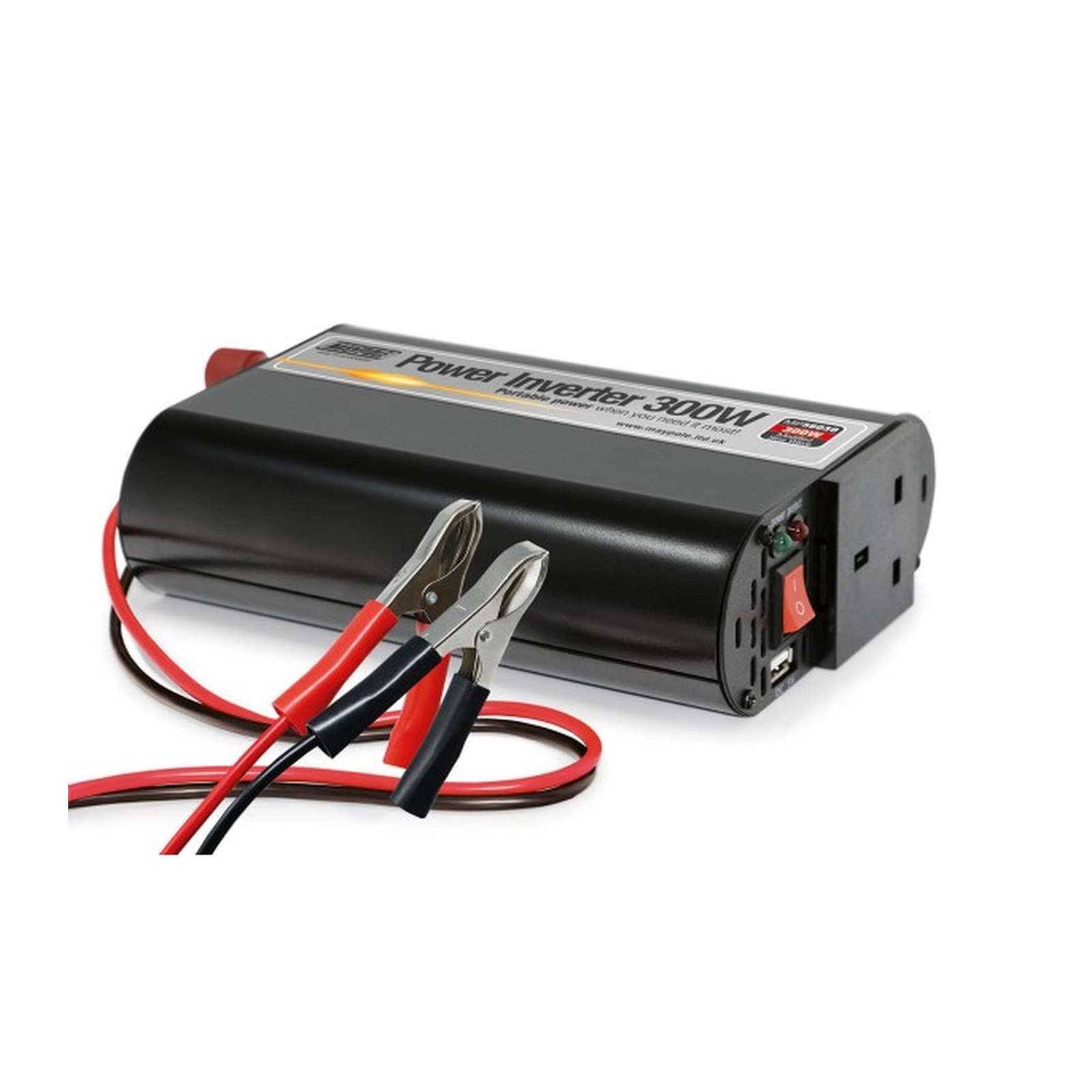 Maypole 12dc - 230ac Volt Power Inverter - 300W - MP56030