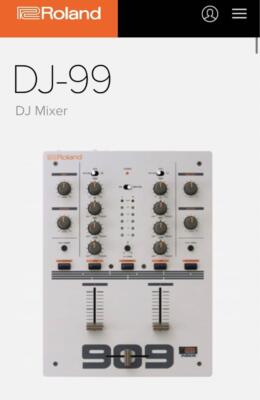 ローランド Roland DJ-99 DJ Mixer Roland DJ-99 2-channel DJ Mixer NEW | eBay