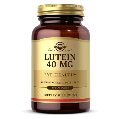 Solgar Lutein 40 mg 30 Softgels