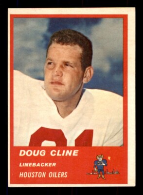 1963 Fleer Football #42 Doug Cline EX/MT *e1