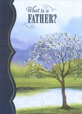 Designer Greetings What is a Father Tree with White Flowers Father's Day Card