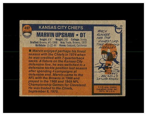 1976 TOPPS FOOTBALL #276-527 YOU PICK SEE PHOTOS OF EVERY CARD STARS NEW LISTING - Picture 339 of 473