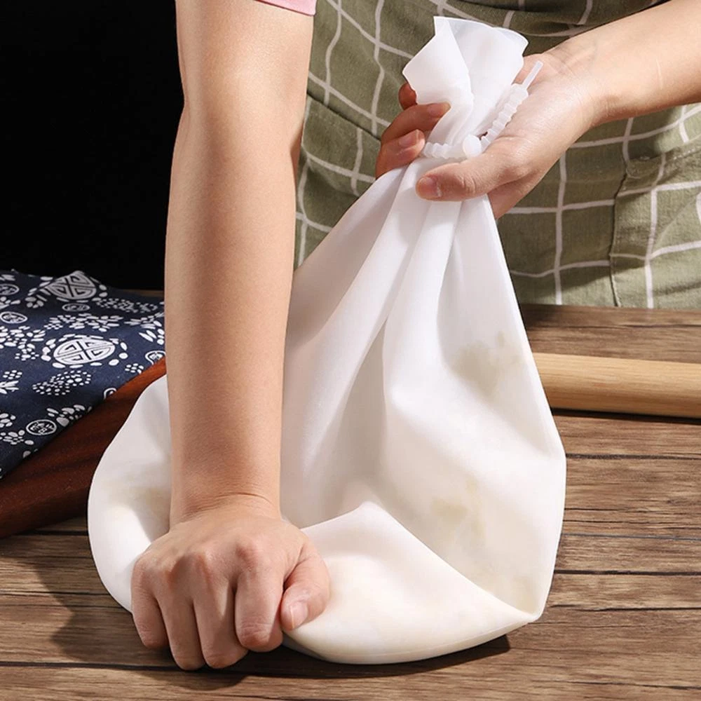 Non Toxic Silicone Baking Tool Dough Mixer Kneading Bag Flour