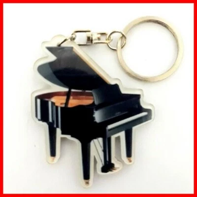 PIANO PORTE CLE! A Queue Collection Instrument Musique Clavier Classic Jazz Noir