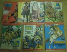 PROTAGONISTI DEL WEST LOTTO SEQUENZA COMPLETA N°1/7- RINO ALBERTARELLI HOBBY 