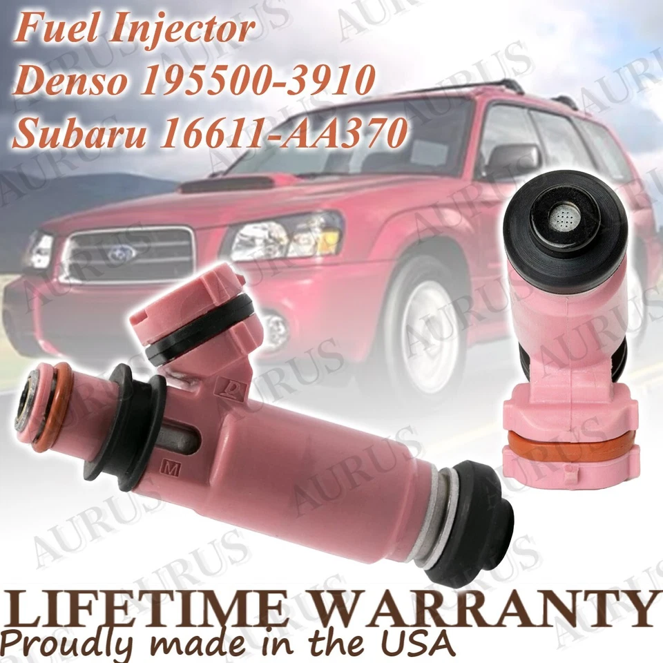 4 inyectores de combustible OEM AURUS NUEVOS para Subaru Impreza-WRX 2001-2005 2,0 L 195500-3910 Foto 3 de 4