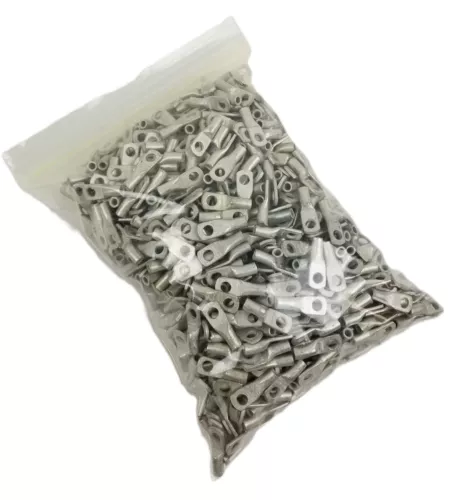 1000 BURNDY YAV10G61 Ring Tongue Terminal 1-Hole #10 Stud 12-10 AWG w/Window NEW