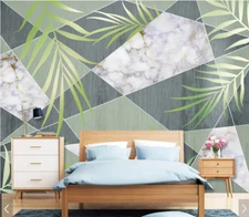 3D Graphic Leaves G6541 Wallpaper Wall Murals Removable Self-adhesive Honey