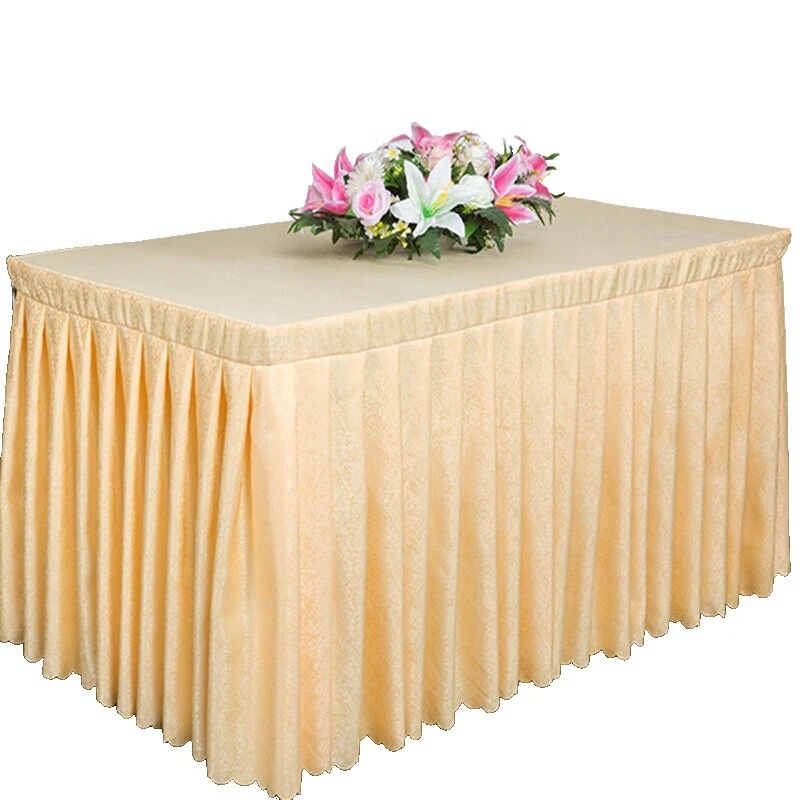 Floral Party Table Skirts