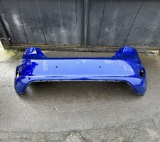 2018-2022 FORD FIESTA MK8 ST LINE REAR BUMPER IN BLUE H1BB-17906-A1 PDC HOLES