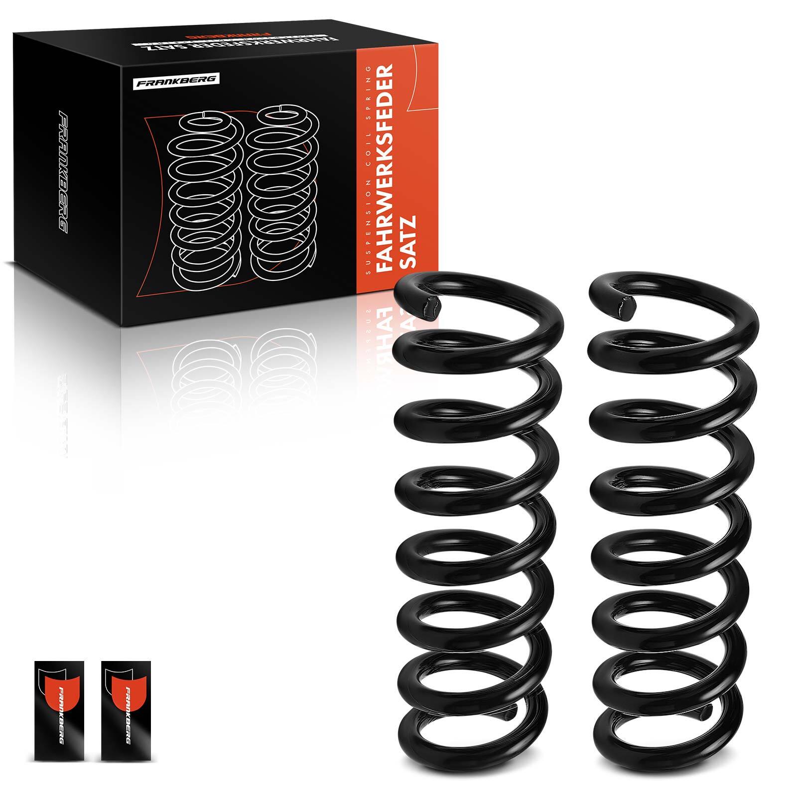 Frankberg 2x Coil Spring Set for Mercedes-Benz E180 W212 2013-2015 E200 Rear