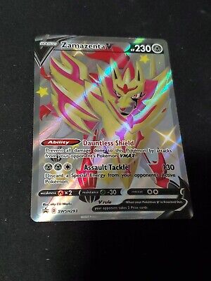 Zamazenta V - SWSH293 Shiny Full Art Ultra Rare Promo - Crown