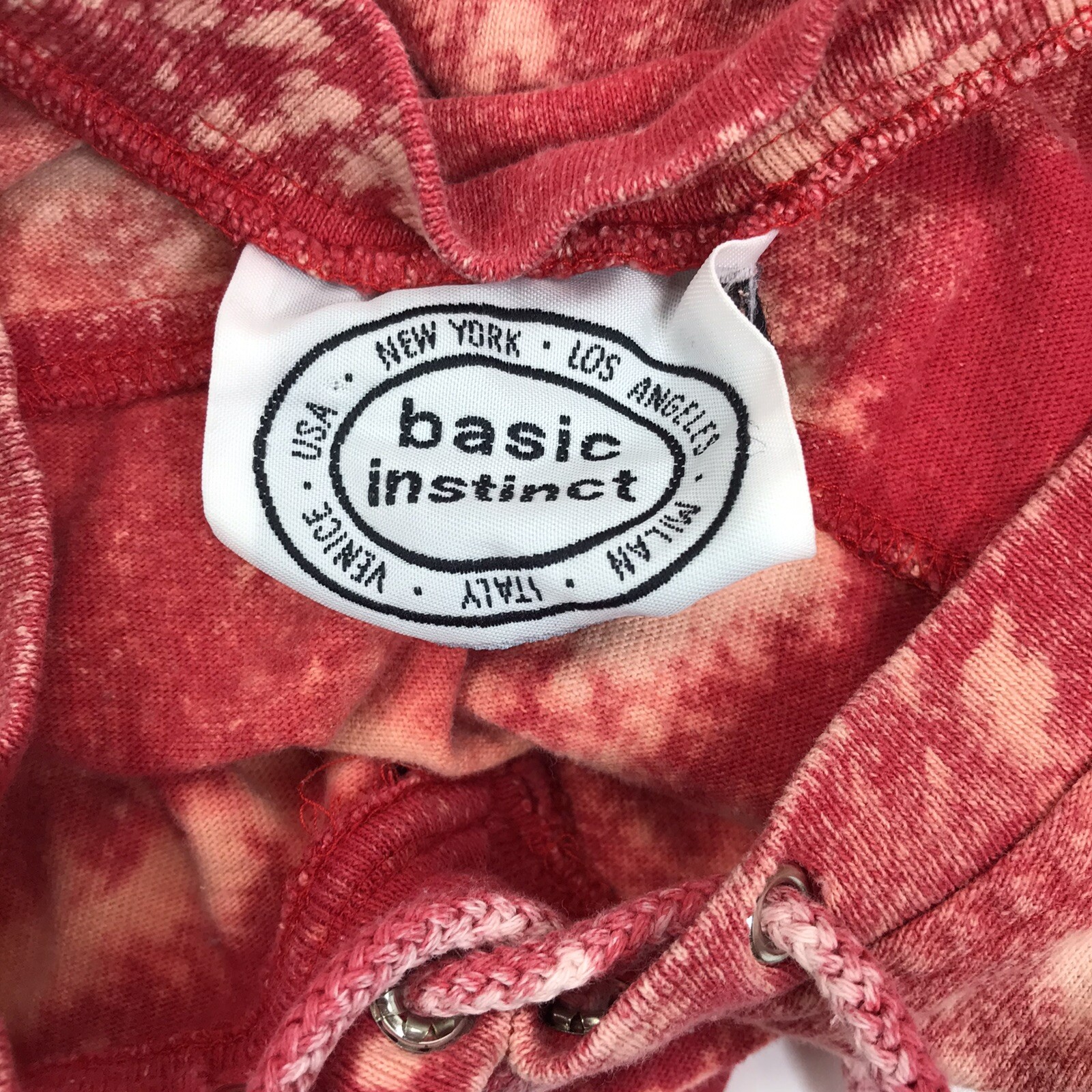 Vintage Top Bleached Tee Basic Instinct Large Ove… - image 3