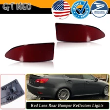 Bumper Reflector Light Lamp Rear Right/Left Lens For Lexus IS250 IS350 2006-2013