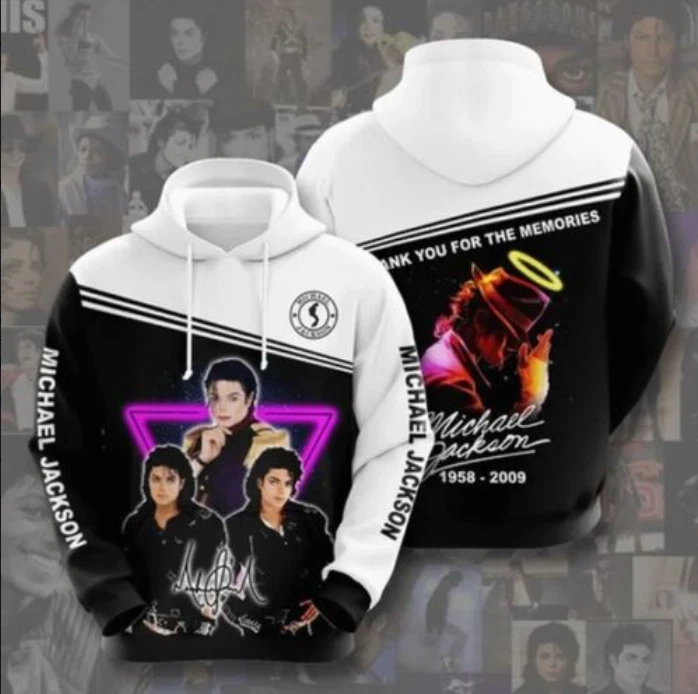 Michael Jackson Signature 3d Hoodie All OVer Printed