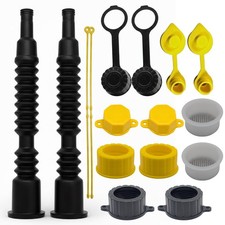 2 SET Replacement Gas Can Spout kit to Fit Midwest, Scepter,Briggs Stratton