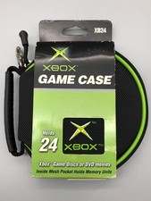 Microsoft Original XBOX 24 Disc Game CD DVD Travel Storage Carrying Case OEM