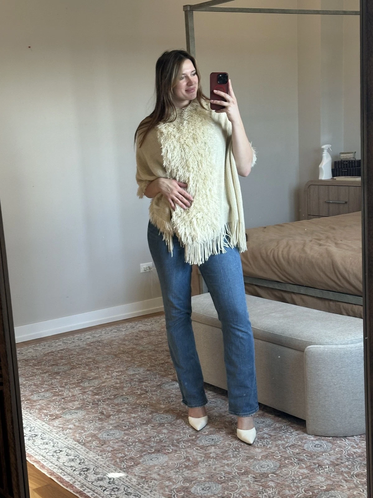 Women's One Size Boho Inspired Poncho