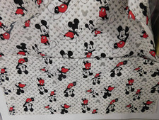 Mickey Mouse Relaxed Disney for Springs Creative Products Fabric 1 yd 16 "