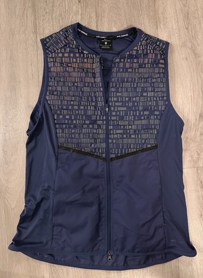 Nike Aeroloft Reflective Flash Daunen Laufweste Blau WMNS Gr. M NEU
