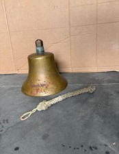 Antique Solid Bronze Navel Maritime Bell 70 Ib - Amazing