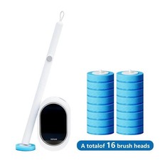 SOPAMI Toilet Scrubber Kit Disposable Pads No Mess Bathroom Cleaner