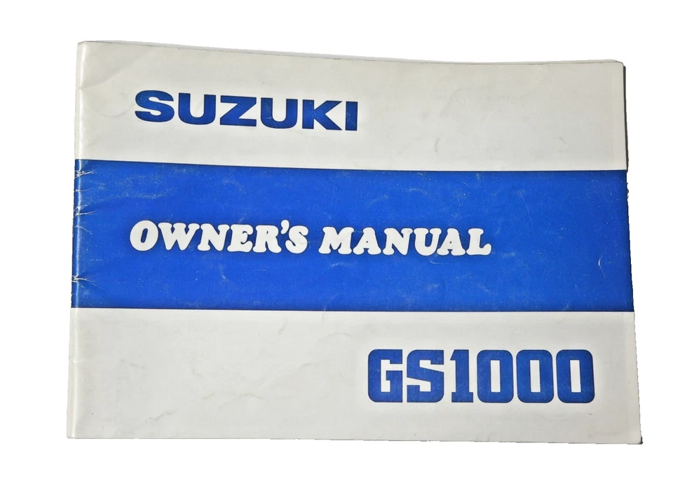 RARO NOS OEM NUEVO 1980 80 Suzuki GS1000S GS1000 GS1000E Manual del Propietario Wes Cooley Foto 3 de 4