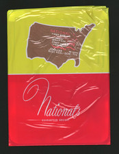 National Style 400 Flat Knit Nylon Garter Stockings Size 10 Medium Color Beige