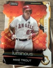 2014 Topps Stadium Club - Triumvirate Mike Trout #T3B Luminous Die Cut Rare