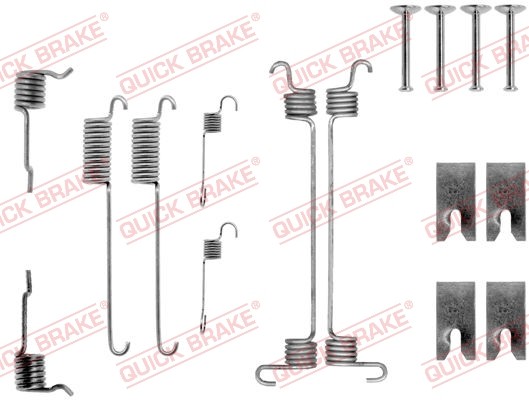 1X Quick Brake 105-0731 ZubehöRsatz Bremsbacken FüR Ford-image