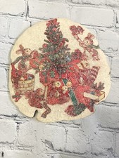 Vtg Handmade Large 6 Sand Dollar Christmas Ornament Beach Nautical Tree Coastal