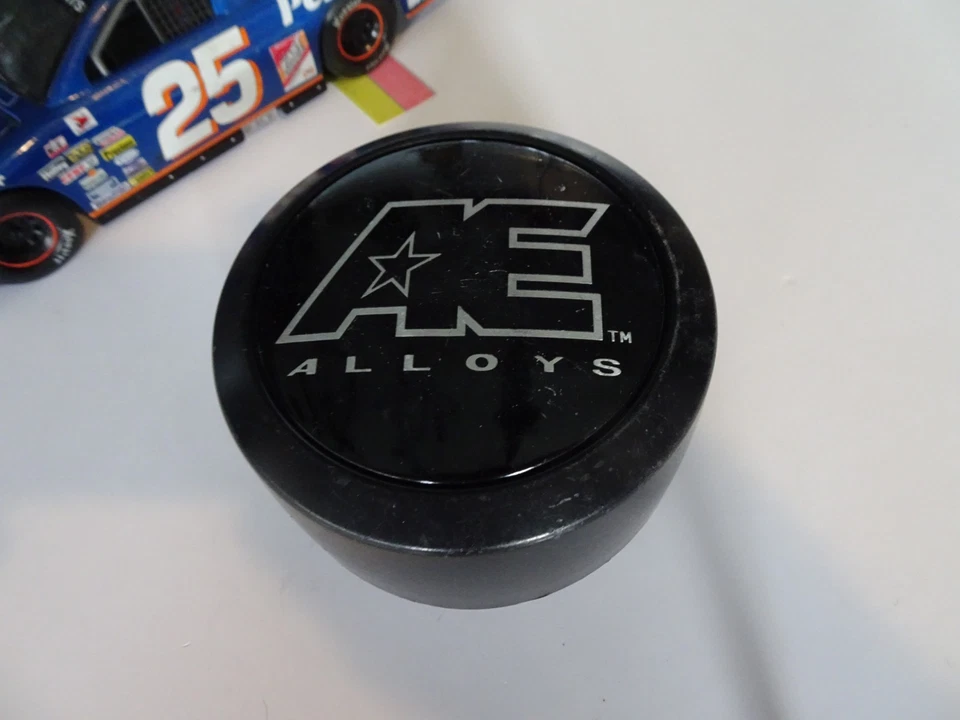 Tapa central de rueda personalizada negra aleaciones AE # 3307 AEWC Foto 2 de 3
