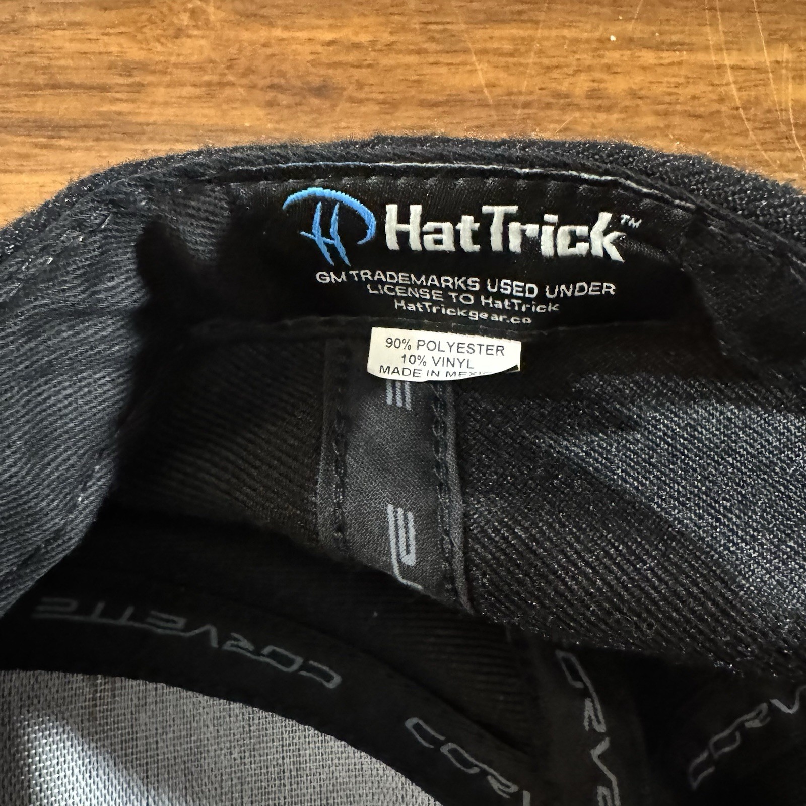 Corvette Stingray Adjustable Back Flat Rim Hat Em… - image 4