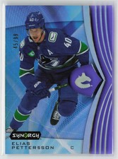 2023-24 Upper Deck Synergy Hockey Elias Pettersson #45 Purple 45/99