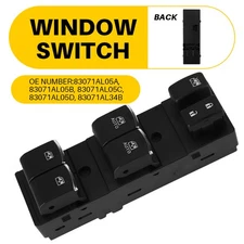 Front For 2015-2016 Subaru Outback Legacy OEM LEFT Door Power Window Main Switch