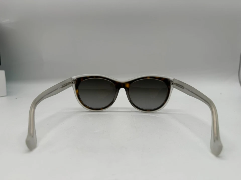 Gafas de sol Balenciaga blancas/marrones BA 65 56B Cateye 56 - 18 - 140 Foto 4 de 4